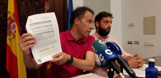 La gestión económica del PP permitirá a Lorca cerrar 2019 con el mejor dato de deuda de los últimos 20 años, mejorando en 69 millones la provocada por el PSOE
