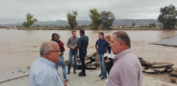 El PP de Lorca reclama que el gobierno central asuma los gastos de las reparaciones de los daños por las lluvias y agilice el pago de las ayudas a los damnificados