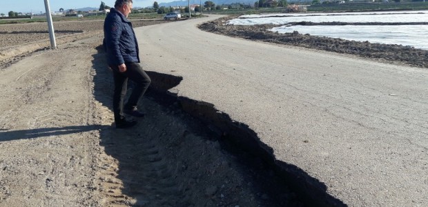 70 días después de la DANA el Ayuntamiento de Lorca sigue sin arreglar los caminos y carreteras que resultaron dañados en las pedanías de Purias y Campillo