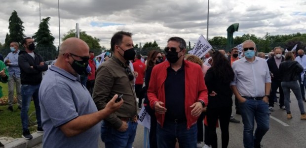 Fulgencio Gil califica de “vergüenza y disparate” que el gobierno sanchista haya intentado boicotear la protesta en defensa del trasvase en Madrid