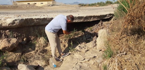 Los vecinos denuncian que los caminos afectados por la DANA de 2019 en las pedanías de Purias, Campillo y Torrecilla acumulan dos años sin ser reparados