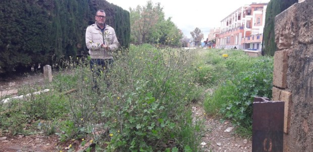 El PP reclama la limpieza inmediata del trazado urbano de las vías del ferrocarril ante la aparición de plagas de mosquitos y la proliferación de matorrales