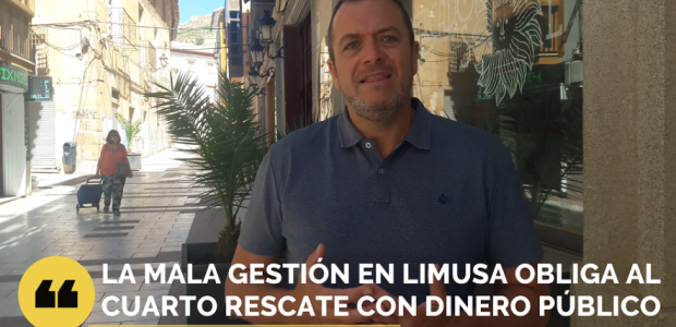 La mala gestión económica en Limusa obliga al ayuntamiento a ejecutar el cuarto rescate de la empresa en apenas 3 años, con un gasto de 500.000€