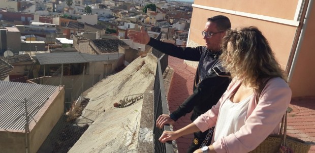 El PP propone habilitar un sistema de evacuación de pluviales en el Cabezo de Las Palas para mejorar la canalización de agua en episodios de lluvia